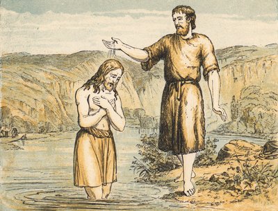 The Baptism of Jesus by English School
