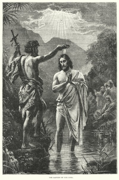 The Baptism of Our Lord by English School