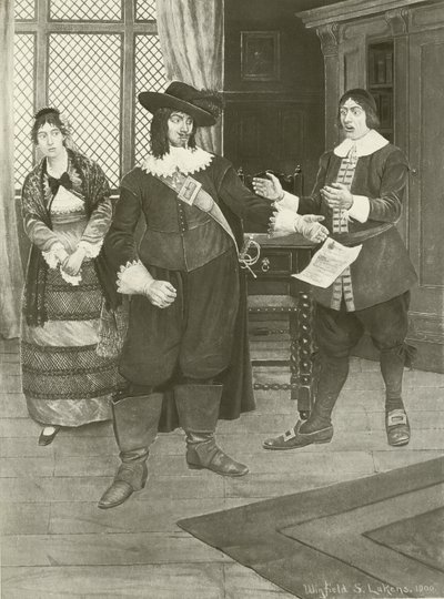 The Barber of Seville, Act I Scene XI (engraving) by English School