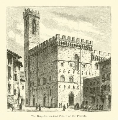 The Bargello, Ancient Palace of the Podesta by English School