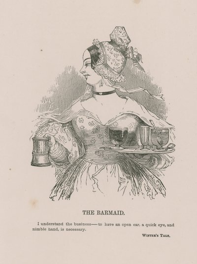 The Barmaid by English School