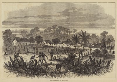 The Battle-Field of Abrakrampa by English School