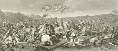 The Battle of Constantine by English School