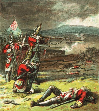 The Battle of Culloden by English School