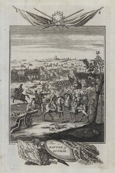 The Battle of Dunbar by English School