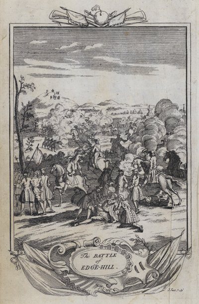 The Battle of Edge Hill by English School