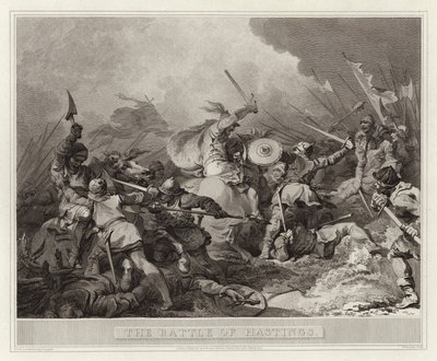 The Battle of Hastings by English School