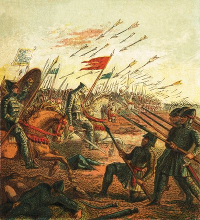 The Battle of Hastings by English School