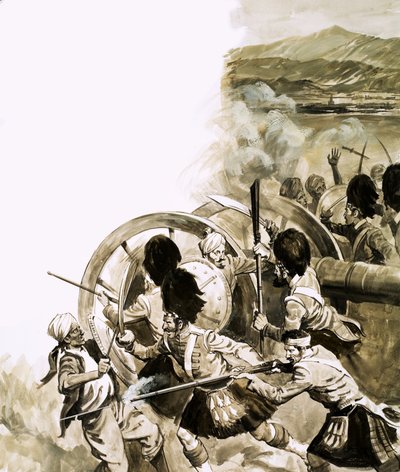 The Battle of Kandahar, fought on 1 September 1880 by English School