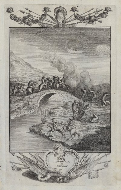 The Battle of Preston by English School