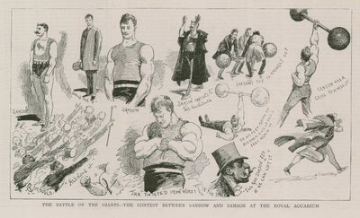 The Battle of the Giants by English School