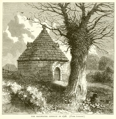 The Bayswater Conduit in 1798 by English School