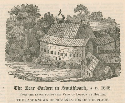 The Bear Garden in Southwark, AD 1648 by English School