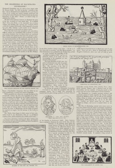 The Beginnings of Illustrated Journalism by English School