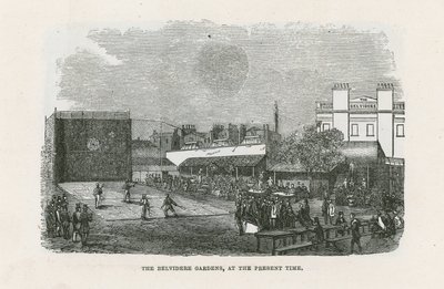 The Belvidere Gardens by English School