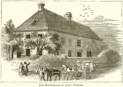 The Birthplace of John Wesley by English School