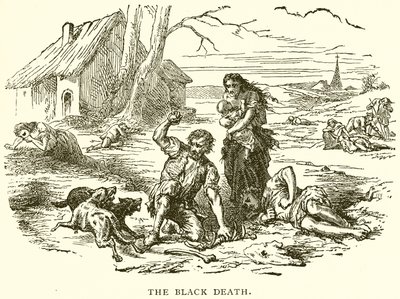 The Black Death by English School