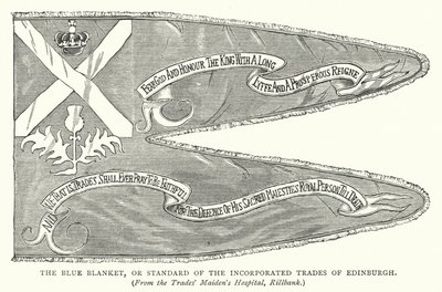 The Blue Blanket, or Standard of the Incorporated Trades of Edinburgh by English School