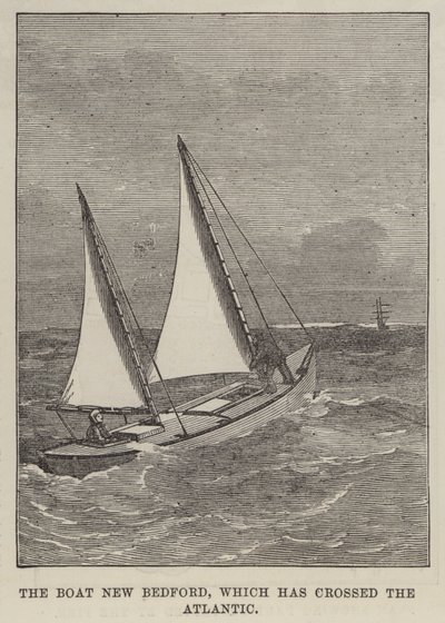 The Boat New Bedford, which has crossed the Atlantic by English School