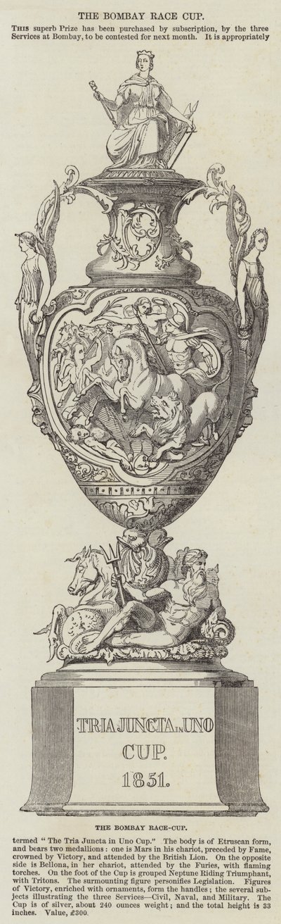 The Bombay Race-Cup by English School