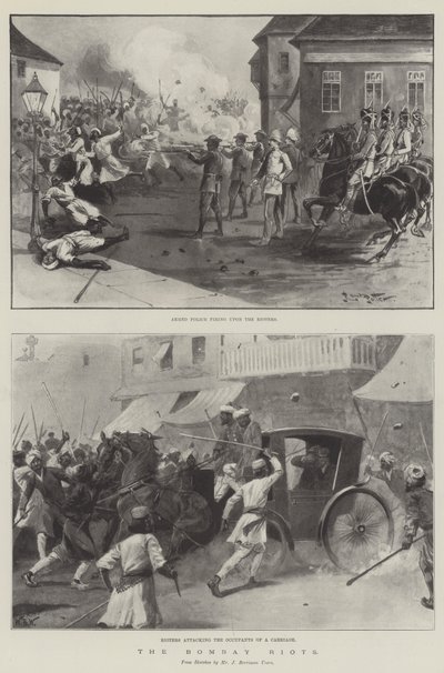 The Bombay Riots by English School