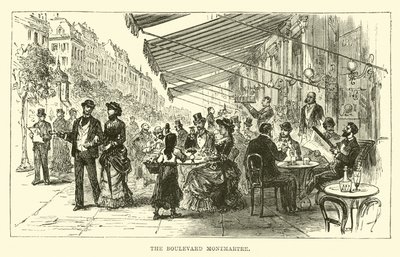 The Boulevard Montmartre by English School