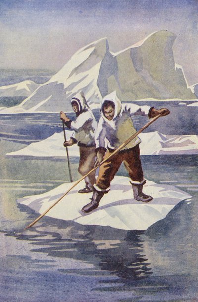 The Boys made an Ice-Raft by English School