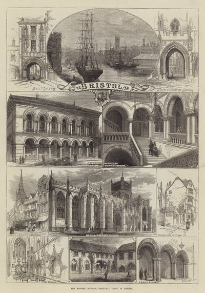 The Bristol Musical Festival, Views in Bristol by English School