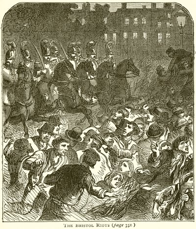The Bristol Riots by English School
