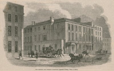 The British and Foreign Institute, Opened Friday, 2 February 1844 by English School
