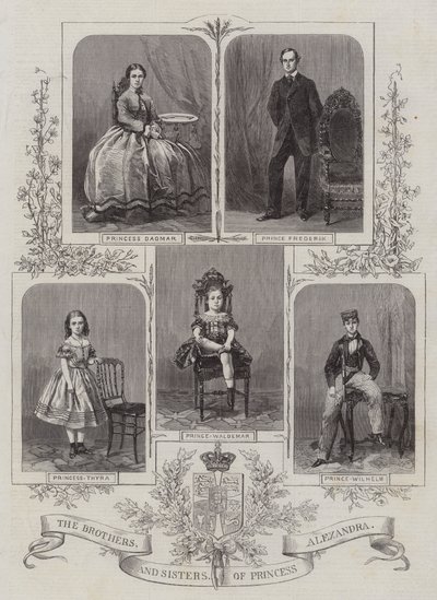 The Brothers, and Sisters of Princess Alexandra by English School