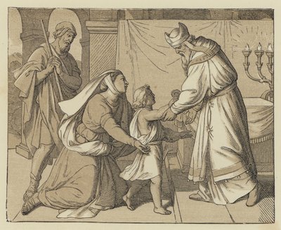 The Call of Samuel by English School