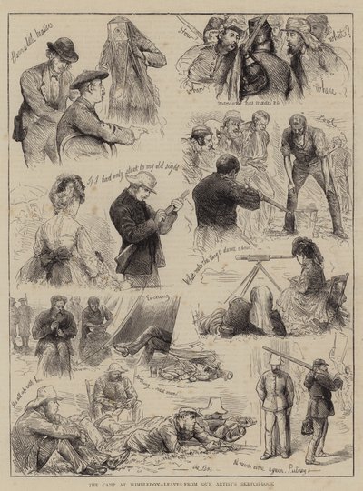 The Camp at Wimbledon, Leaves from our Artist