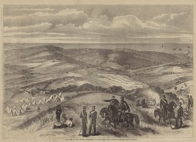 The Camp of the Turkish Contingent at Buyukdere by English School
