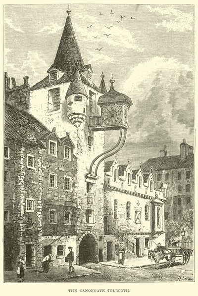 The Canongate Tolbooth by English School