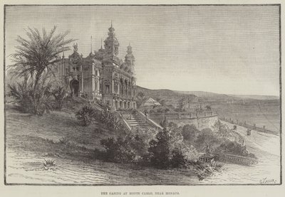 The Casino at Monte Carlo, near Monaco by English School