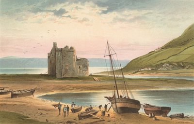 The Castle, Loch Ranza by English School