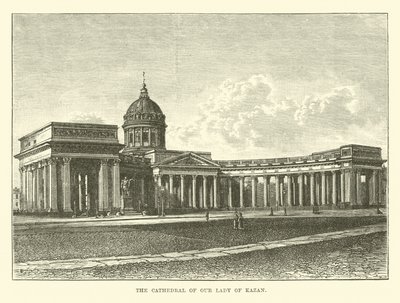 The Cathedral of Our Lady of Kazan by English School