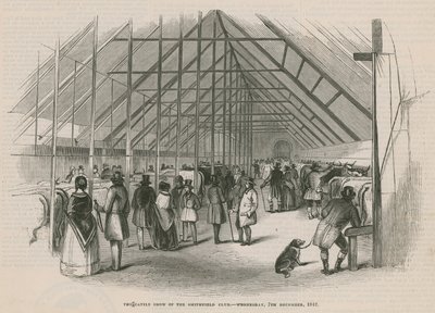 The Cattle Show of the Smithfield Club by English School