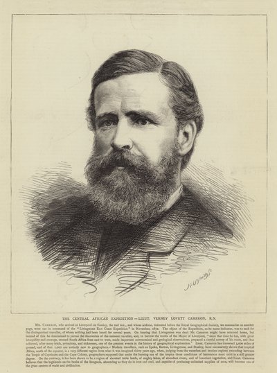The Central African Expedition, Lieutenant Verney Lovett Cameron, RN by English School