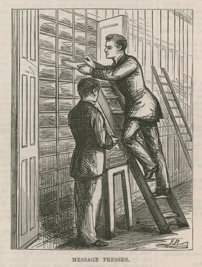 The Central Post Office Telegraph Establishment: Message Presses by English School