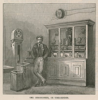 The Central Post Office Telegraph Establishment: The Chronopher, or Time-Sender by English School