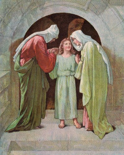 The Child Jesus in the Temple by English School