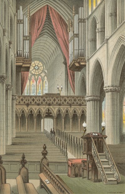 The Choir, Glasgow Cathedral by English School