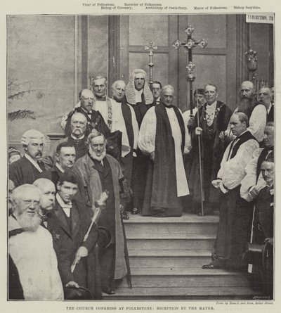 The Church Congress at Folkestone, Reception by the Mayor by English School