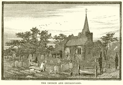 The Church and Churchyard by English School