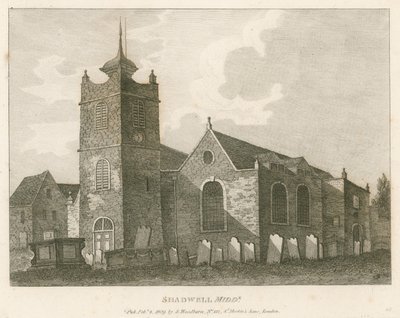 The Church of St Paul, Shadwell, London by English School