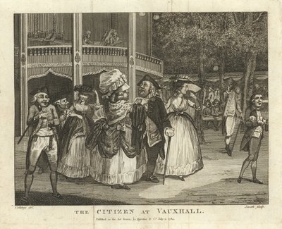 The Citizen at Vauxhall by English School