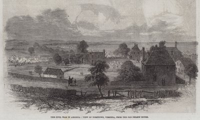 The Civil War in America, View of Yorktown, Virginia, from the Old Nelson House by English School