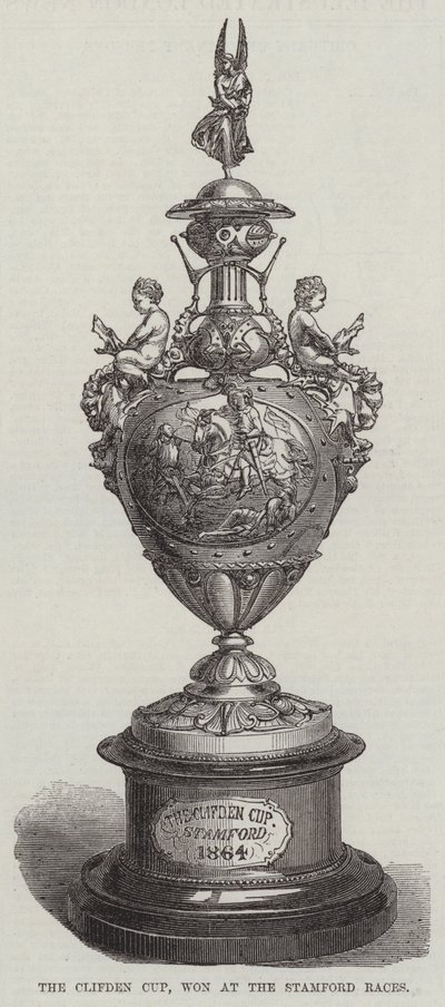 The Clifden Cup, won at the Stamford Races by English School